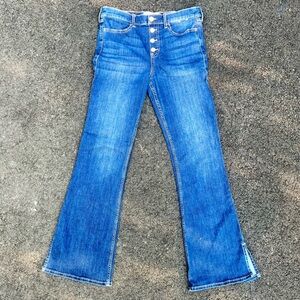 Abercrombie Kids High Rise Flare Jeans - Pull On - Size 15/16